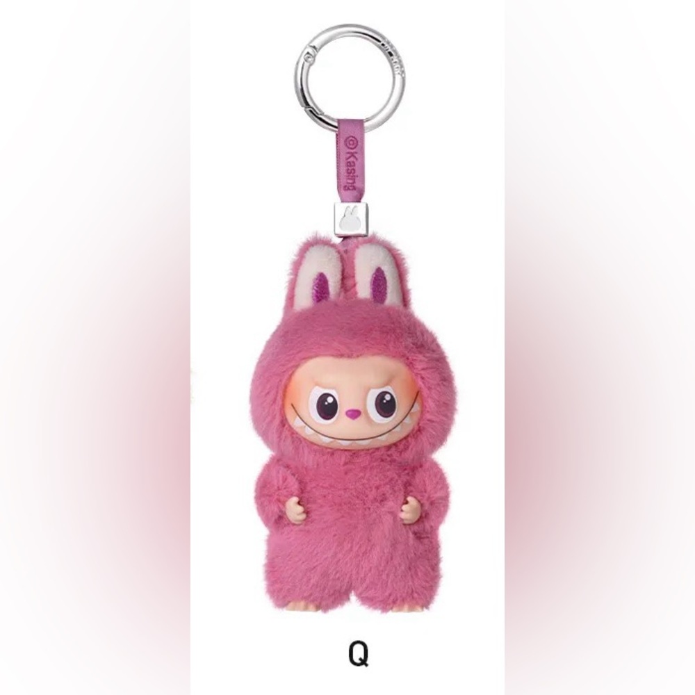 Labubu - “Q” Pin for Love - Plush Pendant